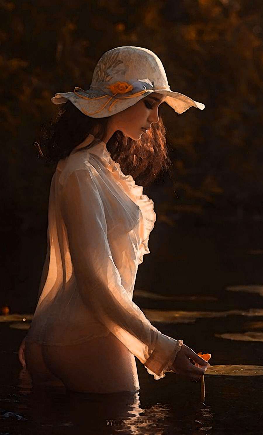 skinny girl eats ass of psycho doctor and painful ass to mouth #wet  #nude  #brunette  #beauty  #standinginwater  #sideview  #sunlit  #sunhat  #sheertop  #pond  #outdoors  #morninglight  #sexy